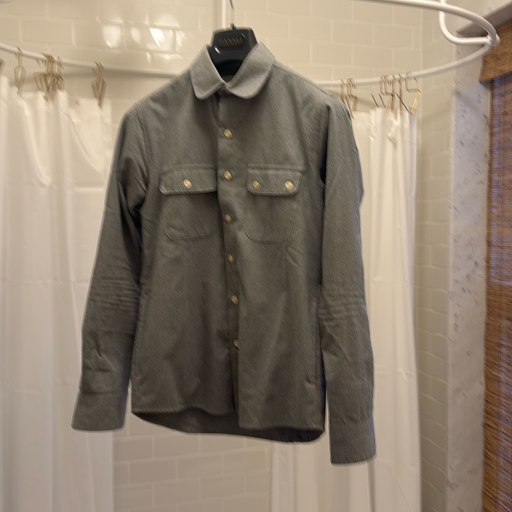 Eighteen Waits overshirt grey